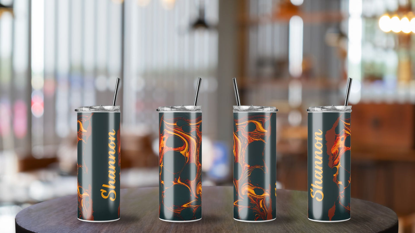 Hot Lava Unique Personalized Tumbler